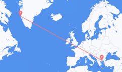 그린란드 마니초크에서 출발해 그리스 카발라현으로(으)로 가는 항공편
