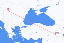 トルコのから スィイルト、ルーマニアのへ ティミショアラフライト