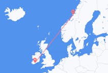 Vluchten van Cork naar Rørvik, Sør-Trøndelag