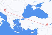 Flyrejser fra Sarajevo til Batman