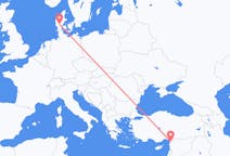 Flights from Hatay Province, Turkey to Billund, Denmark
