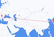 Flyg från Yeosu, Sydkorea till Sofia, Bulgarien