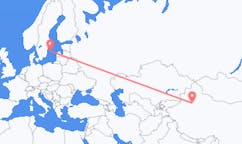 出发地 中国库尔勒目的地 瑞典維斯比的航班
