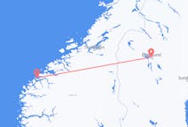 Flyreiser fra Ålesund, Norge til Östersund, Sverige