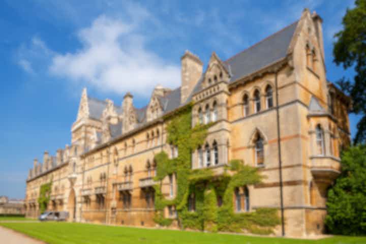 Guided day trips in Oxford, the United Kingdom