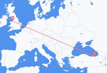 Flyrejser fra Trabzon, Tyrkiet til Liverpool, England