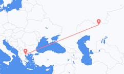 Flyreiser fra Aktobe, Kasakhstan til Thessaloniki, Hellas