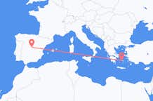 Flyrejser fra Paros til Madrid