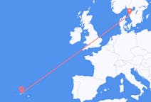Flights from São Jorge Island, Portugal to Gothenburg, Sweden