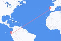 Flyg från Tumbes, Peru till Lissabon, Portugal
