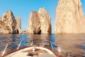 Tour privado en barco por Capri by Boat (familia y amigos)