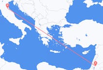 Flug frá Amman, Jórdaníu til Forla, Ítalíu