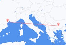 Loty z Beziera, Francja do Płowdiw, Bułgaria