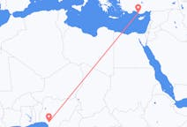 Flights from from Benin City to Gazipaşa