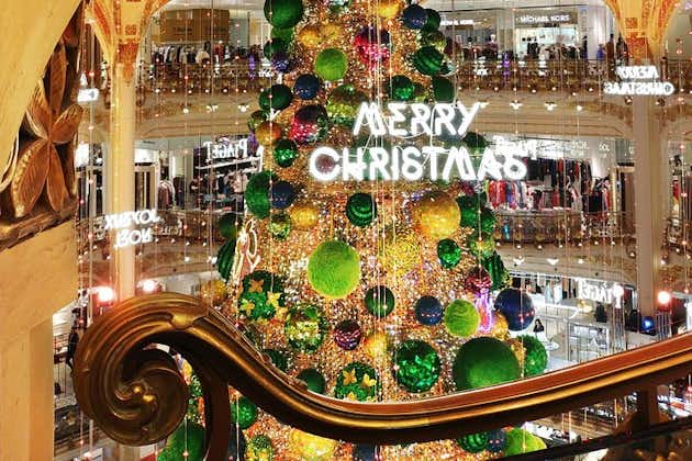 Paris Christmas illuminations + ferris wheel ride & Holiday market private Tour