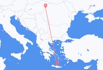 ギリシャのから イラクリオン、ルーマニアのへ オラデアフライト