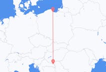 Flights from Osijek in Croatia to Gdańsk in Poland