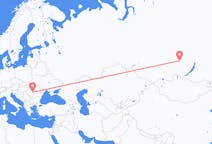 Flights from Bratsk, Russia to Sibiu, Romania