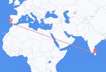 Flyg från Sigiriya till Faro