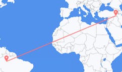 Flights from Manaus, Brazil to Hakkâri, Turkey