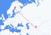 Flights from Dushanbe, Tajikistan to Kokkola, Finland