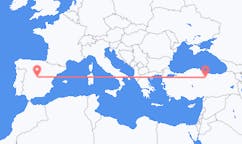 Flüge von Tokat, die Türkei nach Madrid, Spanien