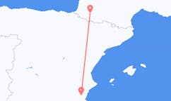 Flights from Pau, Pyrénées-Atlantiques, France to Murcia, Spain