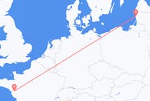 Flights from Palanga in Lithuania to Nantes in France
