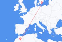 Flights from Errachidia, Morocco to Bornholm, Denmark