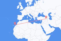 Flyreiser fra Van, Tyrkia til Lanzarote, Spania