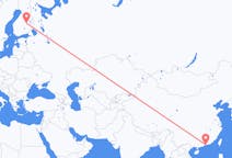 Flights from Shenzhen, China to Kuopio, Finland