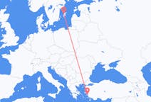 Flyreiser fra Visby, Sverige til Samos, Hellas