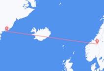 Flights from Røros, Norway to Kulusuk, Greenland