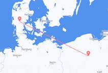 Flights from Billund, Denmark to Bydgoszcz, Poland