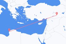 Flights from Benghazi to Diyarbakir