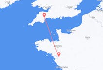 Flyg från Nantes, Frankrike till Exeter, England
