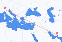 出发地 伊朗出发地 阿巴斯港目的地 意大利米蘭的航班