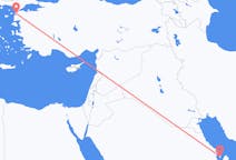Loty z miasta Al-Bahrajn do miasta Çanakkale
