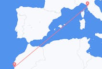 Flug frá Agadir, Marokkó til Pisa, Ítalíu