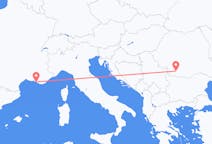 フランス、 マルセイユから、フランス、クラヨバへ行きのフライト