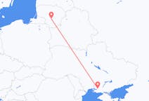 Flyg från Kaunas, Litauen till Cherson, Ukraina