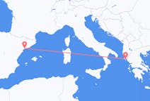 Flyg från Reus, Spanien till Korfu, Grekland