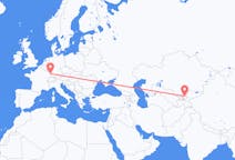 Flights from Namangan, Uzbekistan to Strasbourg, France