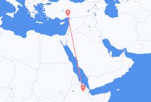 Flights from Semera, Ethiopia to Adana, Turkey