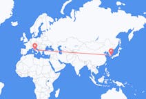 Flights from Ulsan, South Korea to Rome, Italy
