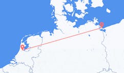 Flyreiser fra Heringsdorf, Tyskland til Amsterdam, Nederland