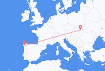 Flyrejser fra Kosice til Santiago de Compostela