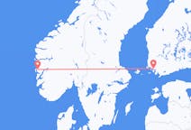 Flyreiser fra Åbo, til Bergen