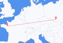 Flights from Rennes, France to Kraków, Poland