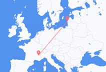Flights from Liepāja, Latvia to Grenoble, France